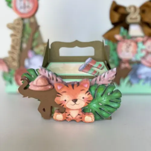 Kit Caixas Luxo Tema Safari Safari