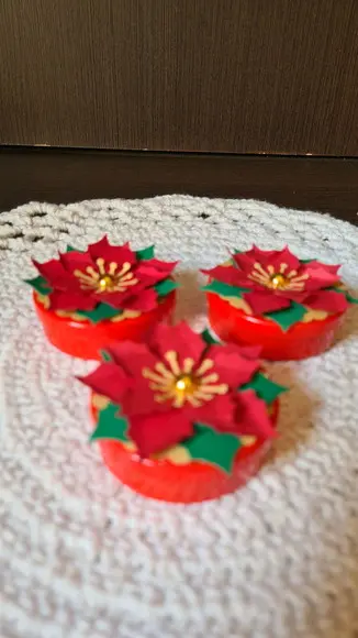 Kit com 50 Latinha Decorada para Natal