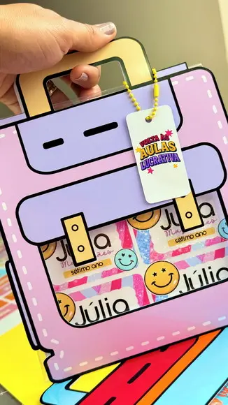 Kit com 91 Etiquetas Escolar- Papelaria