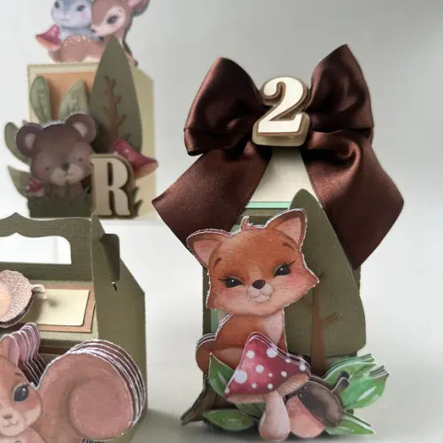 Kit de Caixas Luxo Bosque Encantado- 16 Peças