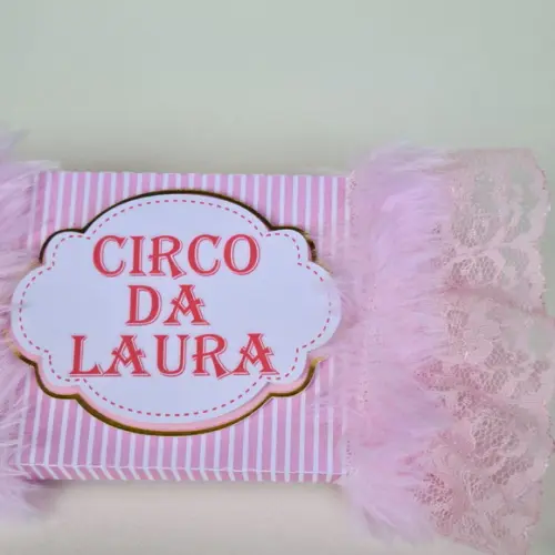 Kit Festa Circo Rosa Luxo 20 Pçs