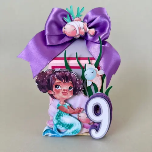 Kit Festa Luxo Sereias 12 Pçs