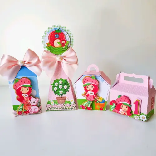 Kit Festa Moranguinho Luxo (32 Peças)