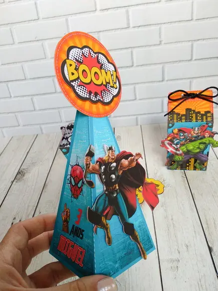 Kit Festa Super Heróis 24 Peças