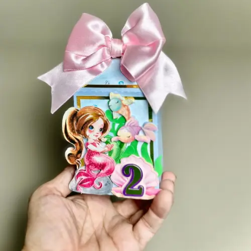Kit Personalizado no Tema Sereia 12 Pçs