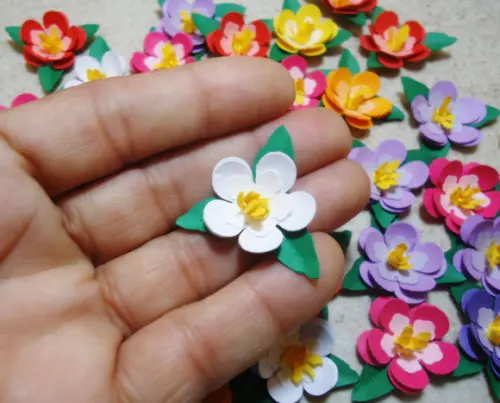 Mini Flor de Papel