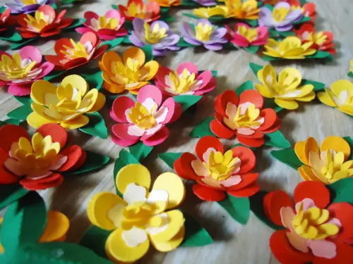 Mini Flor de Papel