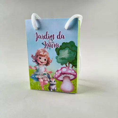 Sacolinha de Papel Pequena / Festa Jardim