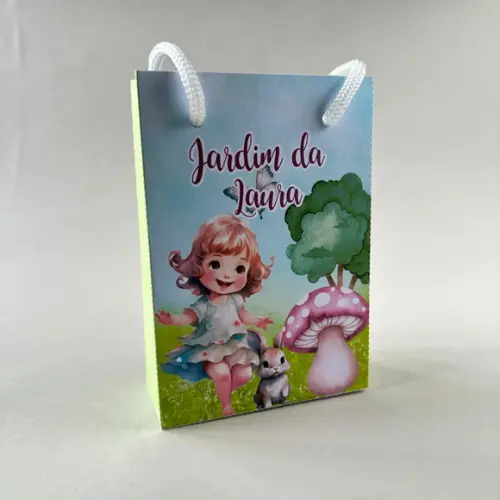 Sacolinha de Papel Pequena / Festa Jardim