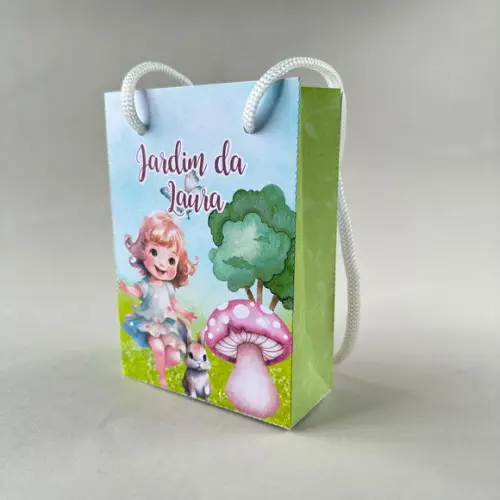 Sacolinha de Papel Pequena / Festa Jardim