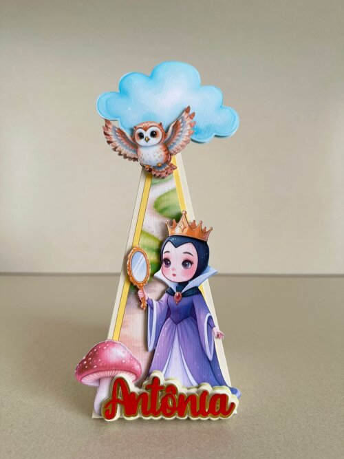 Kit Festa Branca de Neve Luxo 12 Peças | Caixas Personalizadas p