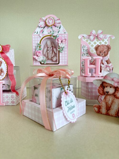 Kit elegance Chá de Bebê Personalizado 20 Peças | Papelaria Pe