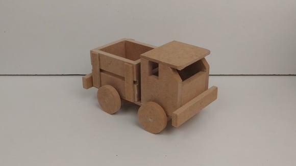 10 Carrinhos de Madeira mdf