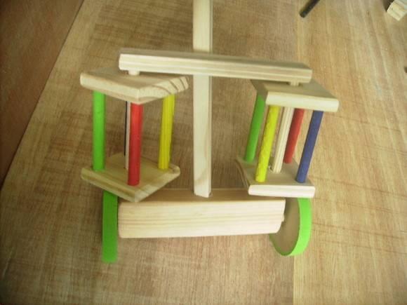 carrinho com duplo girador