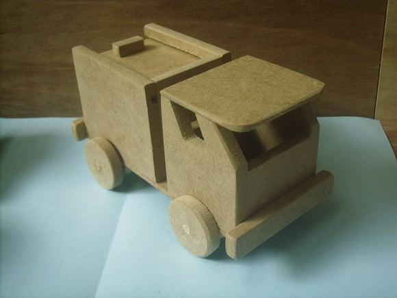 Carrinho em Miniatura Cru- Porta Treco 1 Unidade