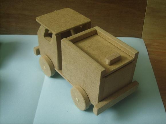 Carrinho em Miniatura Cru- Porta Treco 1 Unidade