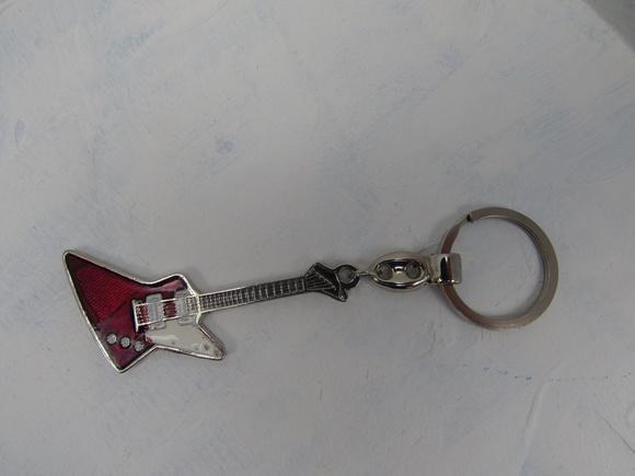 chaveiro guitarra com gravação