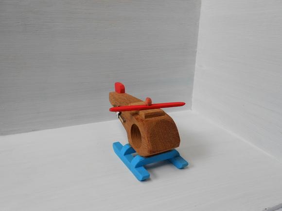 Helicóptero De Madeira - Modelo Esquilo