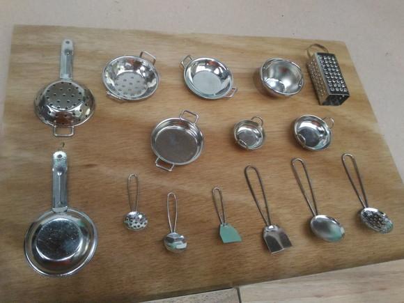 Kit Mini Utensílios 15 Peças