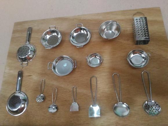 Kit Mini Utensílios 15 Peças