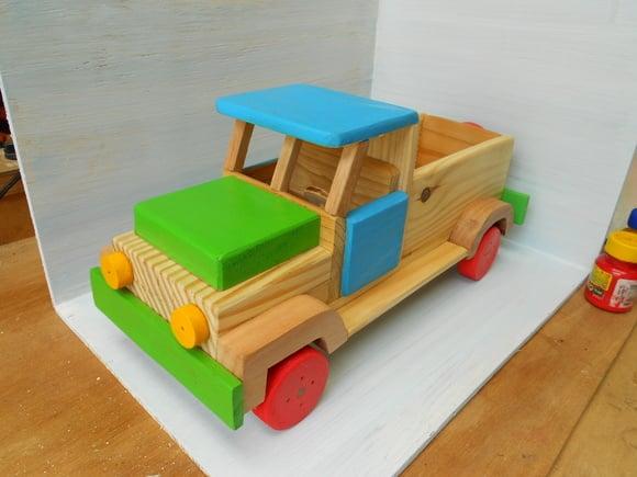 Pick Up De Madeira grande- customizada e
