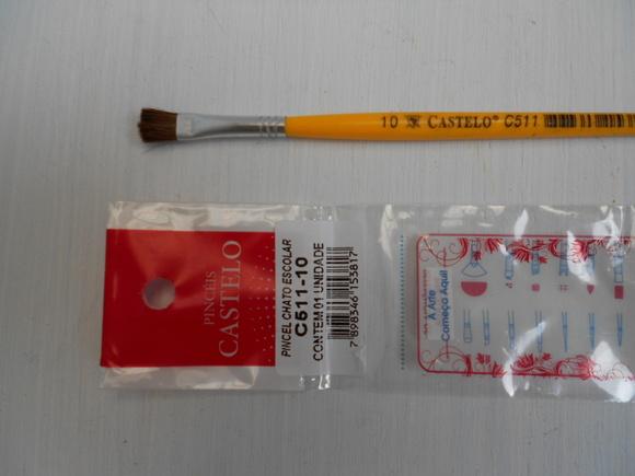 pincel artístico traço 10 mm