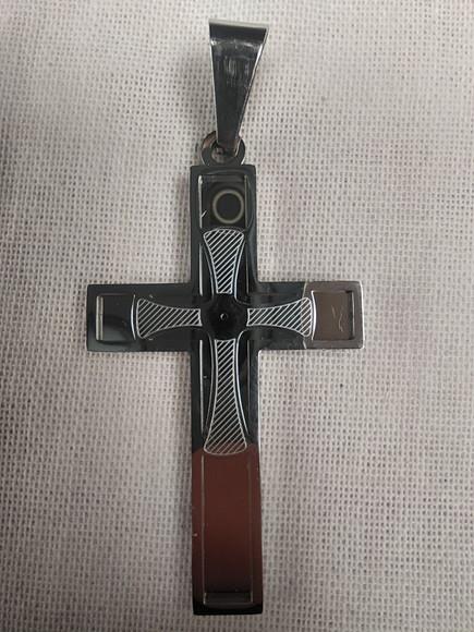 Pingente Crucifixo Aço Inoxidável