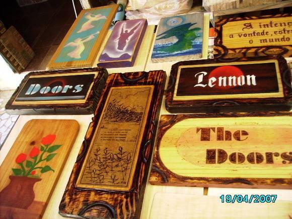 placa artesanal