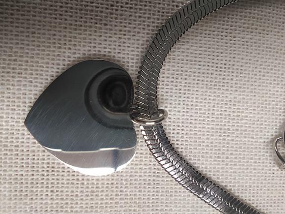 Pulseira Coração Aço Inoxidável