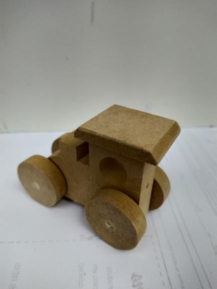 Trenzinhos de mdf Cru 10 Unidades