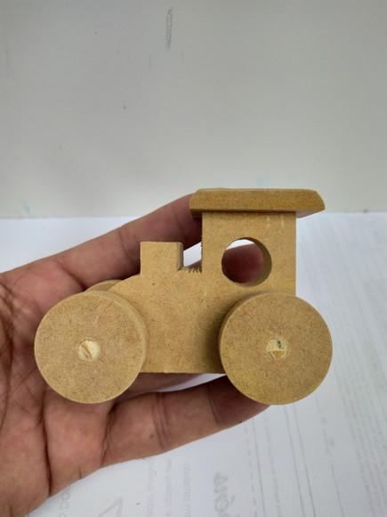 Trenzinhos de mdf Cru 10 Unidades