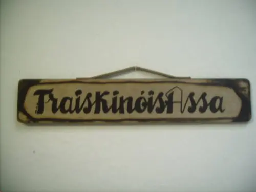 1 placa para barzinho ou churrasqueira