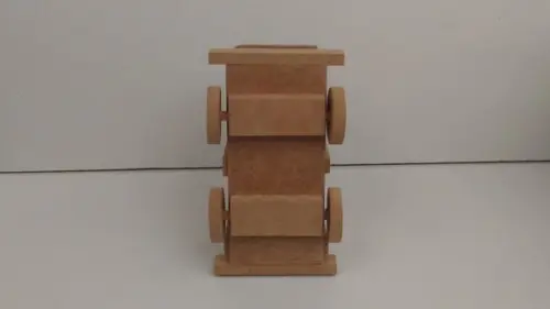 10 Carrinhos de Madeira mdf