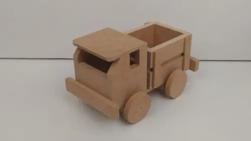 10 Carrinhos de Madeira mdf