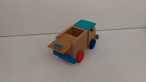 Carrinho com Porta Objetos Colorido