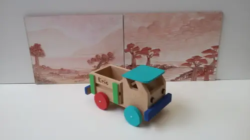 Carrinho de Madeira mdf e Pinus