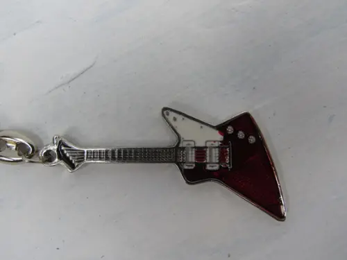 chaveiro guitarra com gravação
