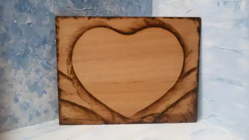 Coração de Mesa Gravado