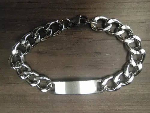 Corrente Masculina Fina em Aço Inoxidável