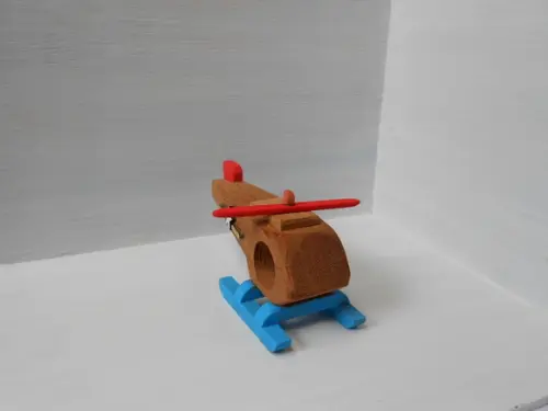 Helicóptero De Madeira - Modelo Esquilo