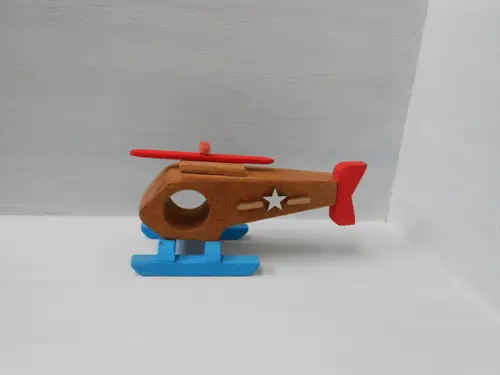 Helicóptero De Madeira - Modelo Esquilo