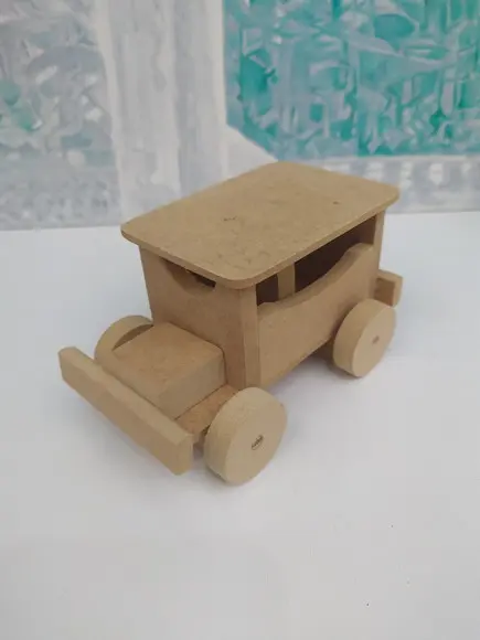 Kit Carrinho para Montar e Colorir