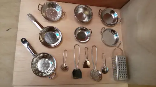 Kit Mini Utensílios 15 Peças