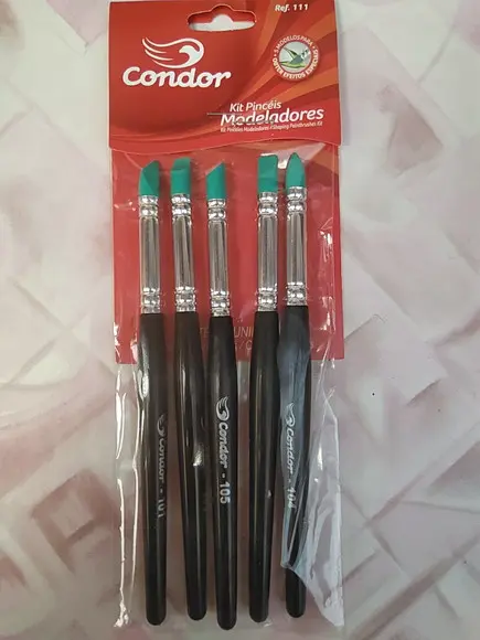 Kit Pincéis Modeladores Condor