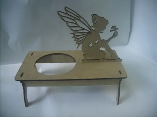 Porta violeta fadinha