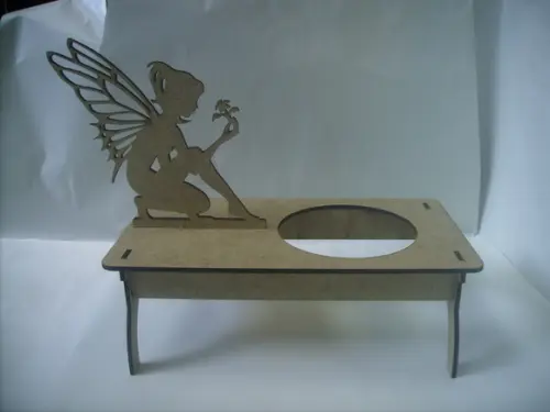 Porta violeta fadinha