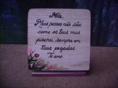 Quadrinho de Mesa para Mãe