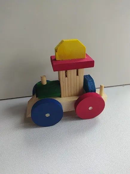 Trenzinho multicor gravado 1 nome