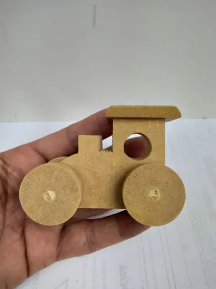 Trenzinhos de mdf Cru 10 Unidades