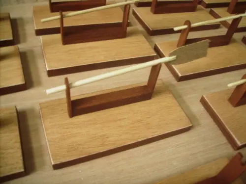 Troféu de madeira